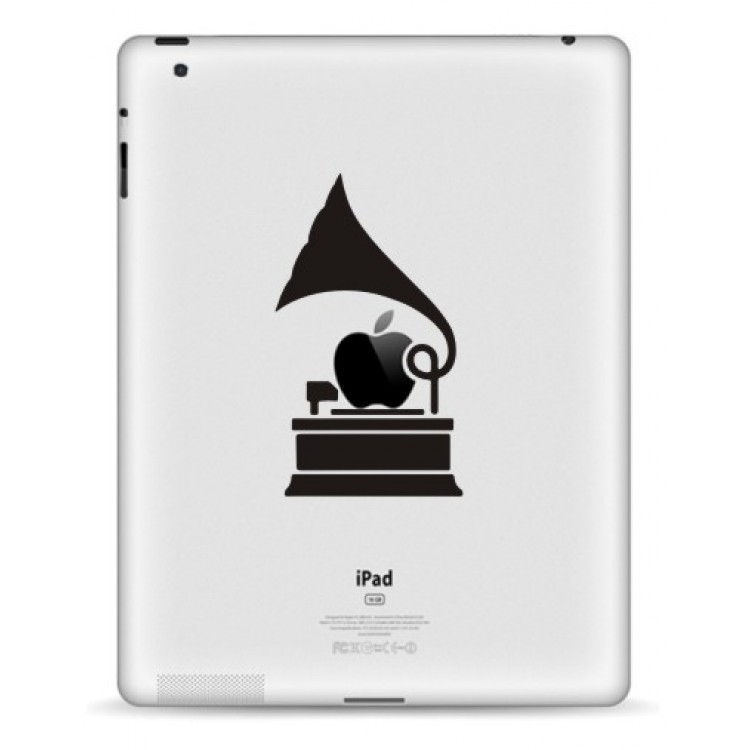 Grammofoon iPad Sticker iPad Stickers